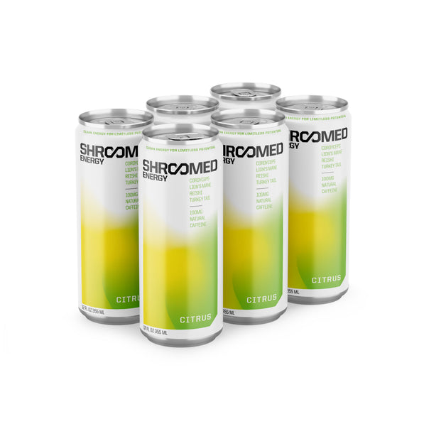 Shroomed Energy — Citrus (6 Pack)