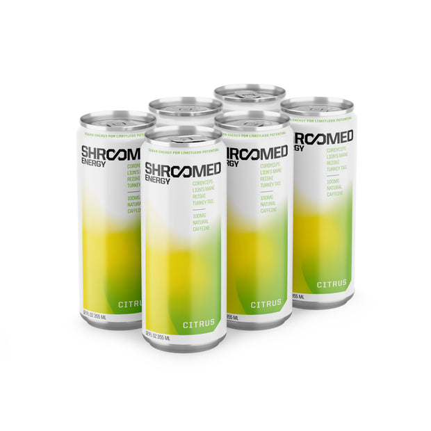 Shroomed Energy Citrus 6 Pack