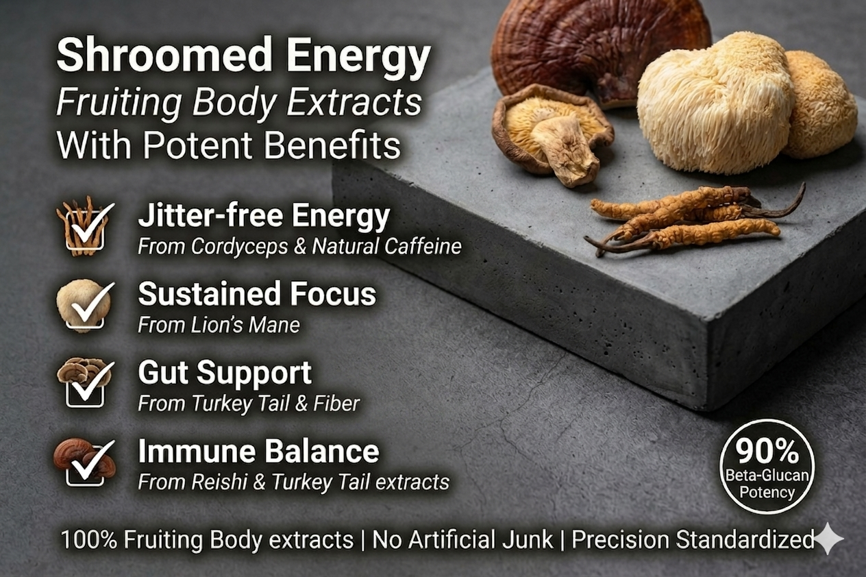 Shroomed Energy — Citrus (6 Pack)