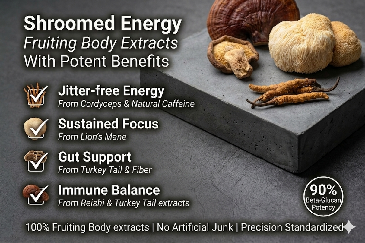 Shroomed Energy benefits