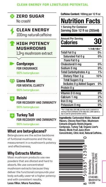 Shroomed Energy — Citrus (12 Pack)